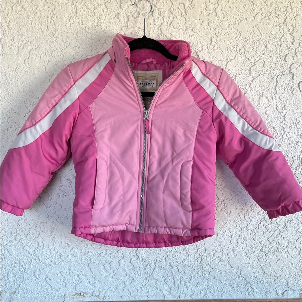 Pink and White Kids' Jacket